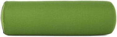 Базовий йога-болстер Yogabox для Інь-йоги, Ø22 см, йога-рол з наповнювачем з гречаної лушпиння, чохол, що прається, виготовлений зі 100 бавовни, йога-болстер-рол для відновлювальної йоги, оливковий