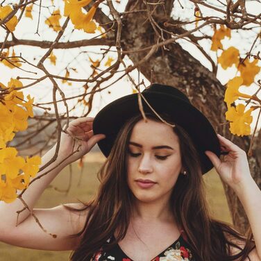 Капелюх-федора з широкими полями для жінок, пряжка на ремені, ретро панама, , 25-чорний L