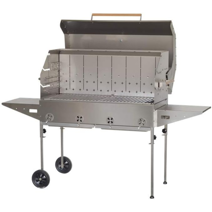 Професійний гриль PG 1000 E для громадського харчування, гастрогриль Гриль з нержавіючої сталі Гриль на вугіллі Гриль для курки Вб