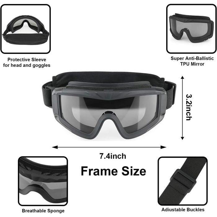 Тактичний шолом PJ типу Airsoft Fast та складна маска для захисту слуху з окулярами та повним захистом обличчя, червона маска