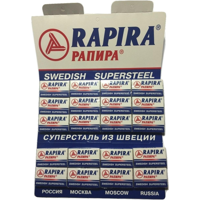 Леза для бритви Rapira 100 Swedish Super Steel