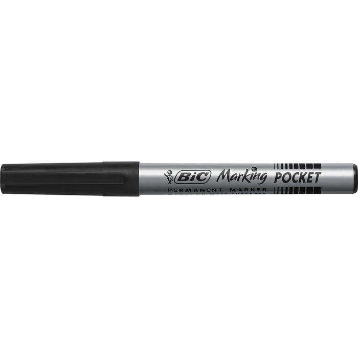 Маркер перманентний 'Fine', чорний BiC Акриловий оскіп (Im-off)