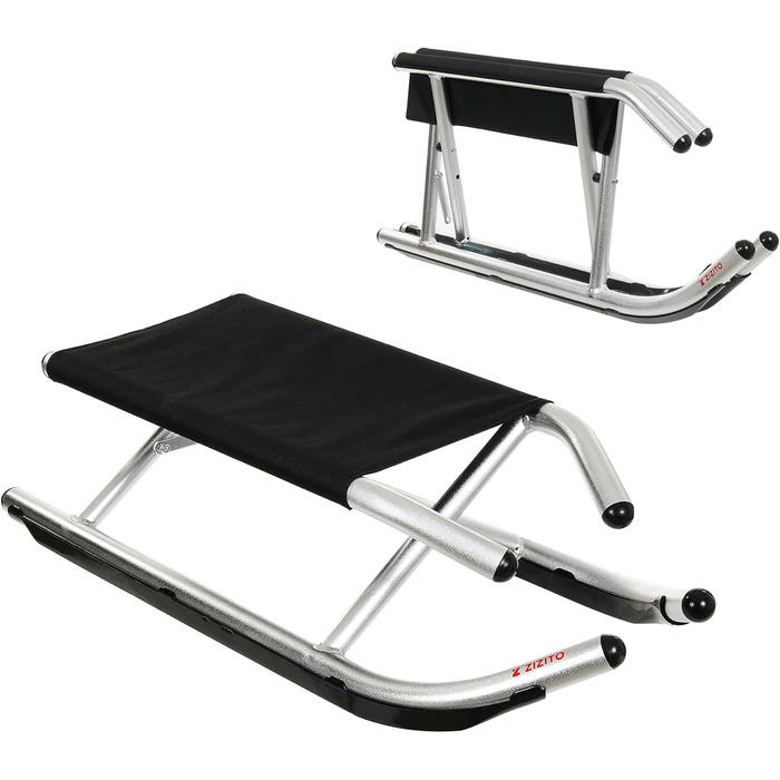 Санки Дитячі складні санки Алюмінієві складні санки Санки Дитячі санки до 80 кг Санки від 5 років CRYSTAL