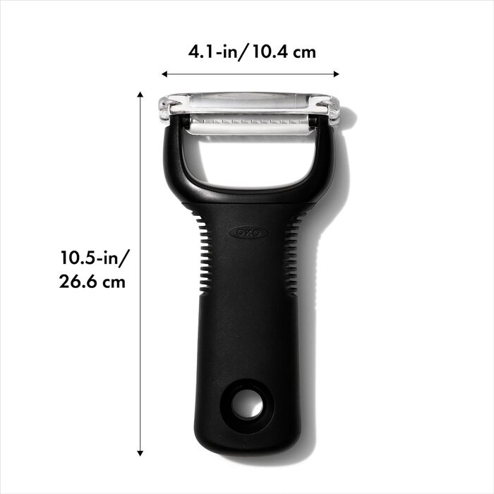 Очищувач OXO Good Grips для смужок жульєну виготовлений з леза чорного жульєну Edesltahl