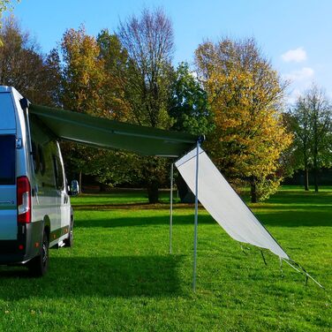 Х 2 м - вітропроникна передня стінка для тенту, захисту від сонця та спеки, 2,8