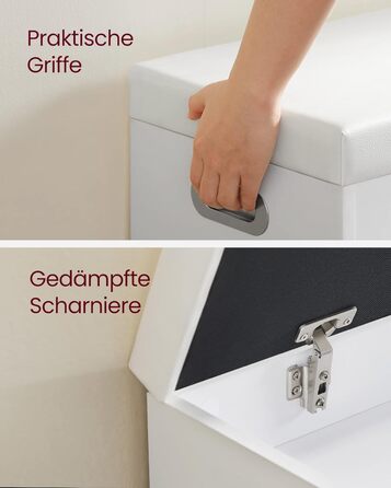 Підставка для взуття VASAGLE з сидінням, лавка з місцем для зберігання, м'яка, 3 відкритих відділення, відділення під подушкою сид