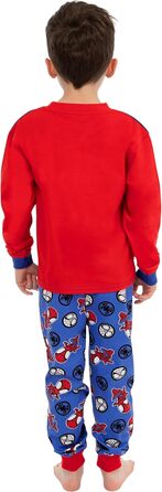 Піжами Marvel Boys Spiderman з довгими рукавами для дітей, 116 синіх