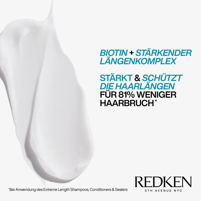 Кондиціонер Redken Extreme Length з біотином, проти ламкості, 300 мл