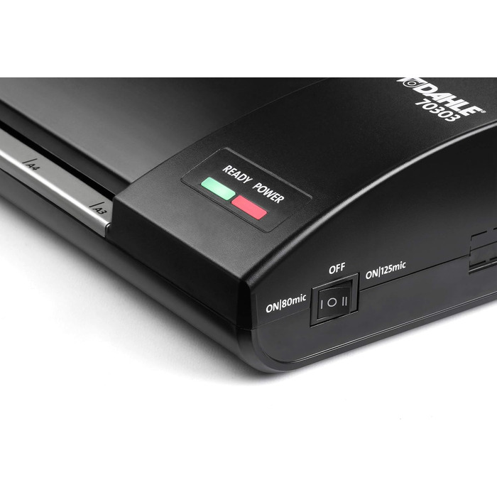 Ламінатор Dahle 70303 (до A3, гаряче ламінування, час прогріву 40 сек.) Чорний