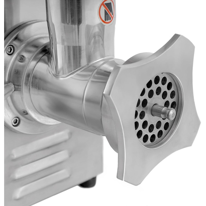 Професійна м'ясорубка з нержавіючої сталі електрична 750 Вт - 150 кг/год м'ясорубка з нержавіючої сталі, ковбасна машина в якості