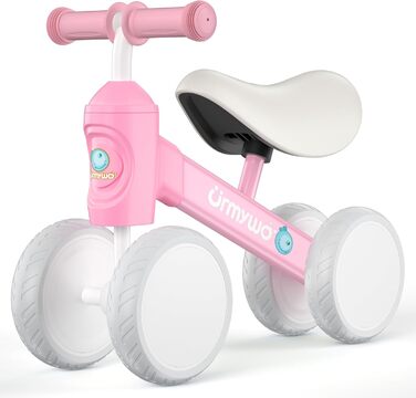Дитячий велосипед-балансир URMYWO від 1 року, іграшка-балансир для дитини 10-24 місяців, перший велосипед без педалей з 4 колесами