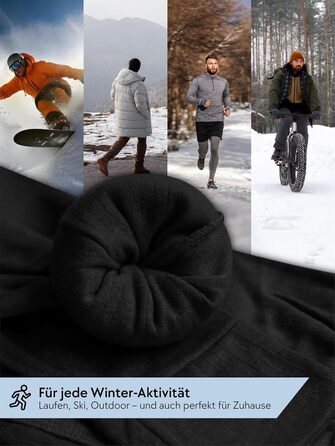 Чоловіча термобілизна - Комплект лижної білизни - Довгі труси та сорочка - Комплект термобілизни 3XL Темно-чорний, 2 шт.