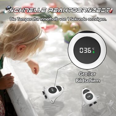 Дитячий термометр для ванни для новонароджених Цифрові термометри для ванн Дитячий термометр для ванни з візуальним сигналом Дитяч