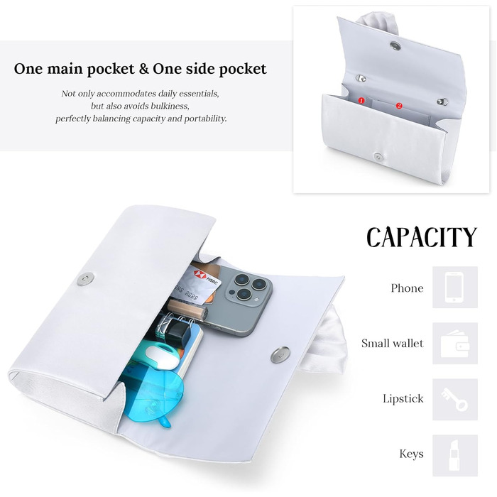 Елегантні атласні клатчі Fecialy для жінок, вечірня сумка з бантом, офіційні, для весільних вечірок та вечірок, сріблясте