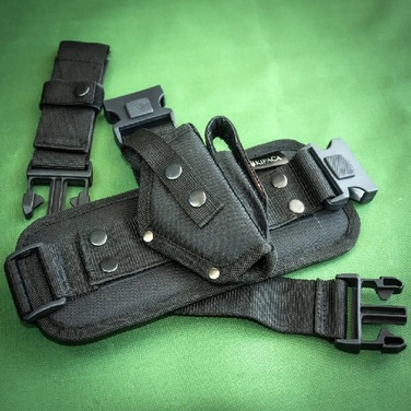 Кобура на стегно для ПМ кордура Kirasa чорна(Арт.KI282)