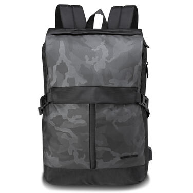 Рюкзак міський Semi Line USB 15 Black (L2007)