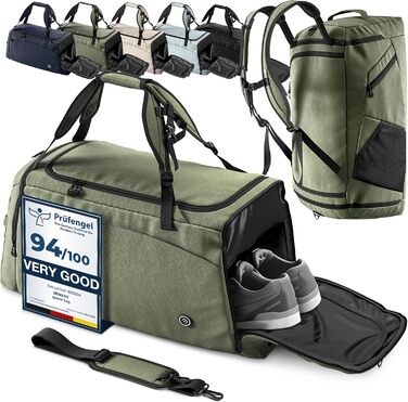 Спортивна сумка Тренувальна сумка рюкзак, відділення для взуття, мокре відділення Дорожня сумка Сумка для плавання Фітнес-сумка Сп