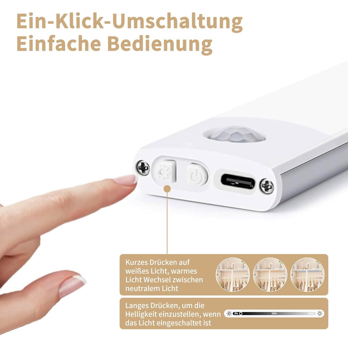 Шафа для спальні зі світлодіодним освітленням, шафа зі скляними дверима, вішалки для одягу та шухляд (Біла Ш, 50x80x175 см) Біла Ш 50x80x175 см