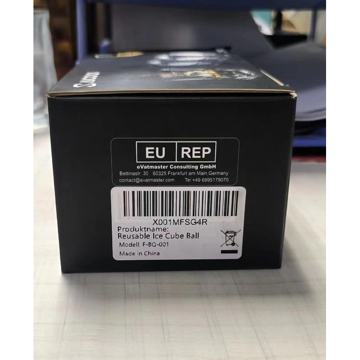 Багаторазова кулька для льоду 2 шт. и - кубик льоду круглий, камінь для віскі, кубики льоду з нержавіючої сталі з високою технолог