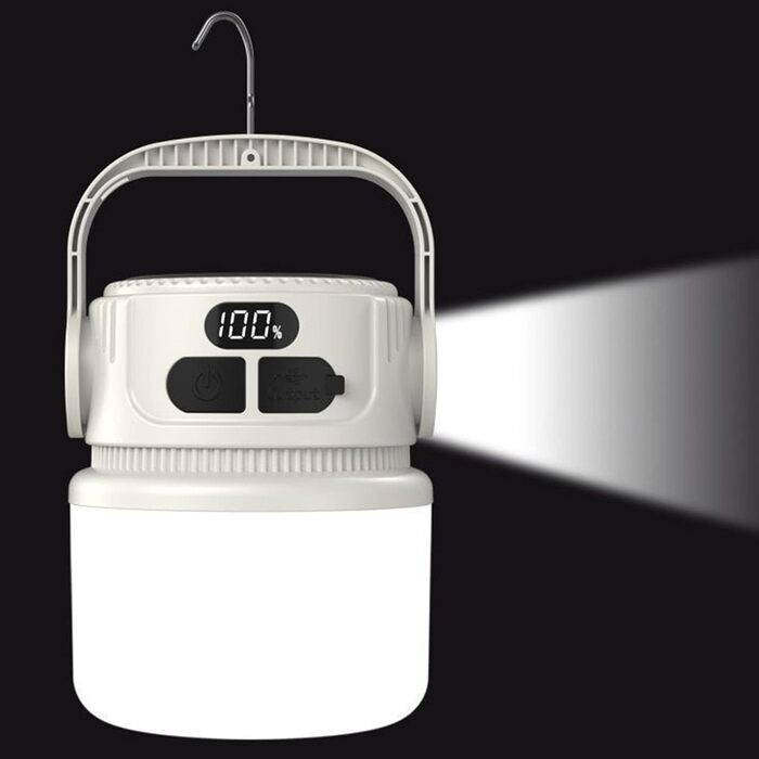 Портативний нічник з гачком для кемпінгу з USB-акумулятором для кемпінгу, сонячної батареї, світлодіодного освітлення для кемпінгу, легкого використання