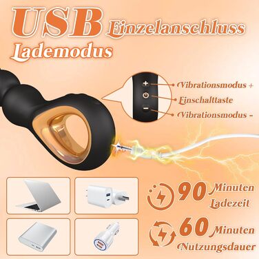 Анальні кульки QRRQ,, з 6 кульками