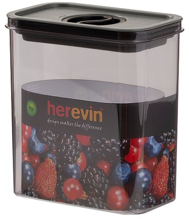 Контейнер HEREVIN Canister-Vacuum Lid-White-Black 1.8 л (161184-000) (7077944)