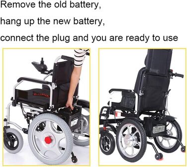 Акумулятор 24V для електричних інвалідних візків (12Ah / 15Ah / 18Ah / 20Ah) з роз’ємом Anderson