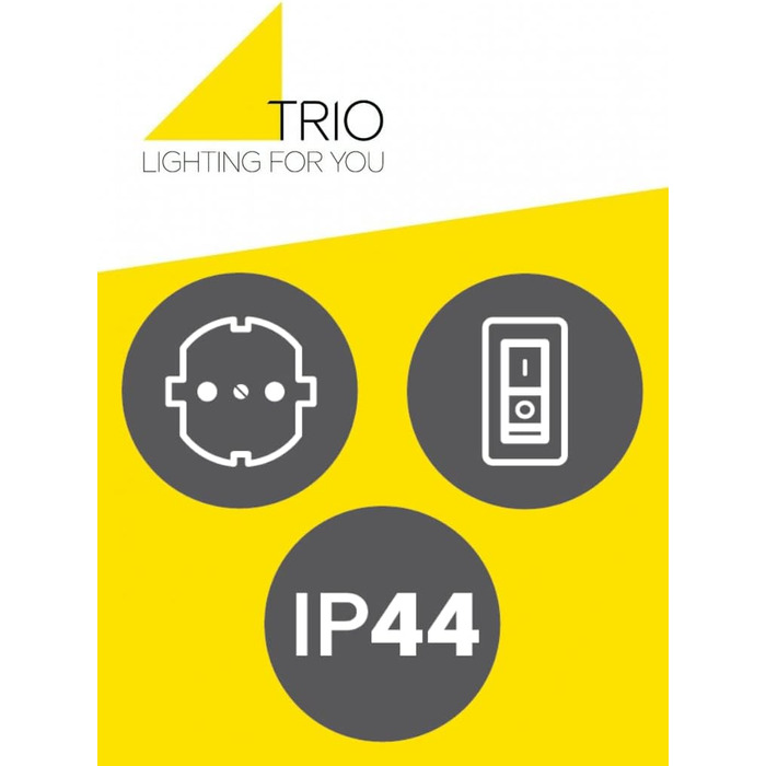 Стільна настінна LED-лампа для ванної кімнати Trio Piera 284074206, хром, пластик, 8 Вт, з вимикачем та розеткою, ширина 41,5 см
