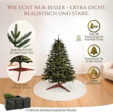 Штучна ялинка преміум-класу 90 см PURE LIVING INTERIOR DESIGN