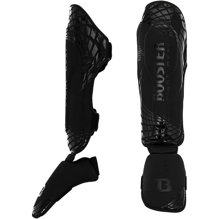 Щитки для гомілок Booster Fightgear Cube Black - Щитки для гомілок, муай-тай, ММА, кікбоксингу, бойових видів спорту та спарингу