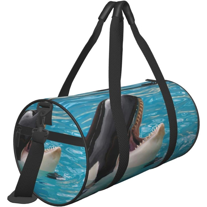 Дорожня сумка-мішок Бегемот у басейні, спортивна сумка для чоловіків та жінок