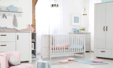 Дитяче ліжко-трансформер roba &39Mila&39, регульоване, росте разом з дитиною, 3 знімні перекладини, 70 x 140 см