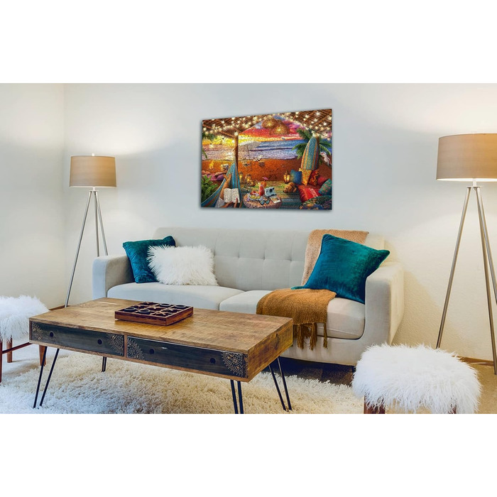 Пазл Ravensburger 16795 - Захід на пляжі - пазл на 500 елементів для дорослих і дітей від 10 років, з більшими шматочками Ексклюзи