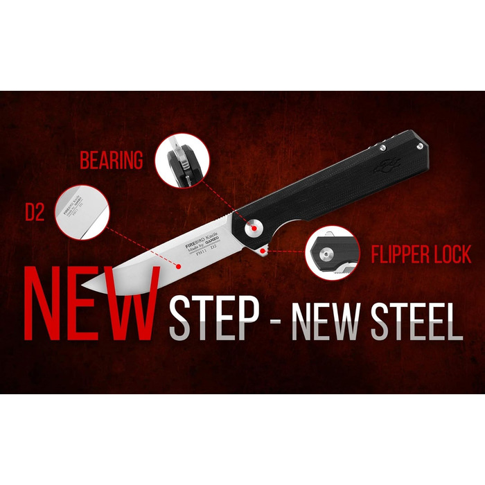 Складаний ніж Лезо зі сталі D2 Рукоятка з вуглецевого волокна з кліпсою Гострий одноручний ніж з піхвами та шарикопідшипником Кемп