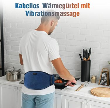 Вібраційний масажний пояс-обігрів Comfytemp (бездротовий)
