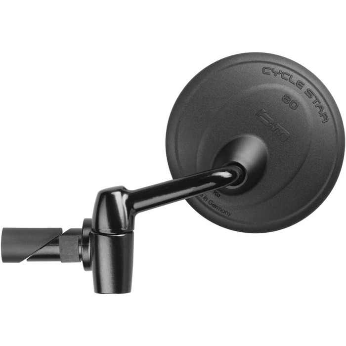 Велосипедне дзеркало Busch & Mller Cycle Star Ø80 мм, внутрішнє кріплення на кермо 17,2-22 мм, складне, 903/7