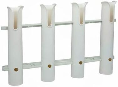 Настінні тримачі для вудок, трубки, ланки, тримач для вудок, стійки, 4-полюсні, білі