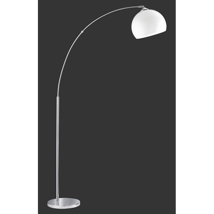 Світильник реальності RL LIVE YOUR LIGHT Arc Lamp Brasilia R46031006, Метал Хром, Відтінок Акриловий Білий, без E27