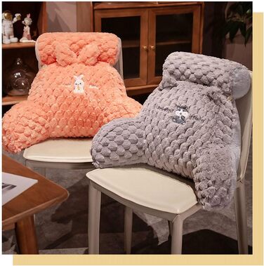 Подушка для читання, велика спинна подушка для сидіння в ліжку, велика клиноподібна спинка для дорослих та дітей з підлокітниками, опора для спини дивана та ліжка, подушка для підтримки спини (Розмір 7550 см, Колір Синій) 7550 см Синій