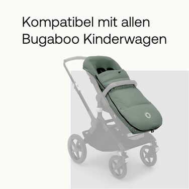 Зимова муфта для ніг Bugaboo Performance для холодної пори року, незамінний аксесуар для коляски з капюшоном і двосторонньою засті