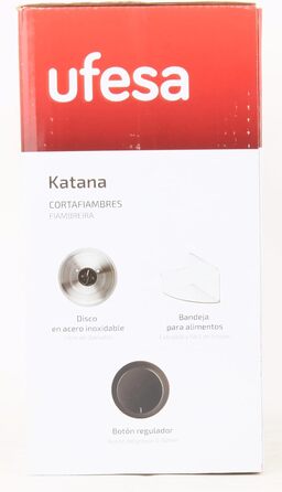 Хліборізка Складний електричний слайсер, ковбасний слайсер, запобіжна ручка, лезо з нержавіючої сталі 170 мм, регулятор товщини від 0 до 15 мм, 150 Вт, 0918 Katana