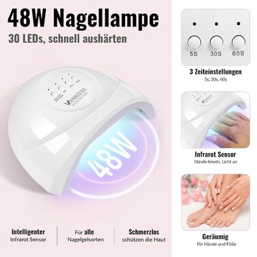 Стартовий набір VANREESA з лампою (16 кольорів)