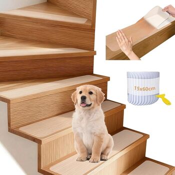 Килимків для сходів, протиковзкі килимки, 15x60 прозорі, самоклеючі, нековзні килимки для сходів, водонепроникні, для дерев&39яних сходів та підлоги, 15