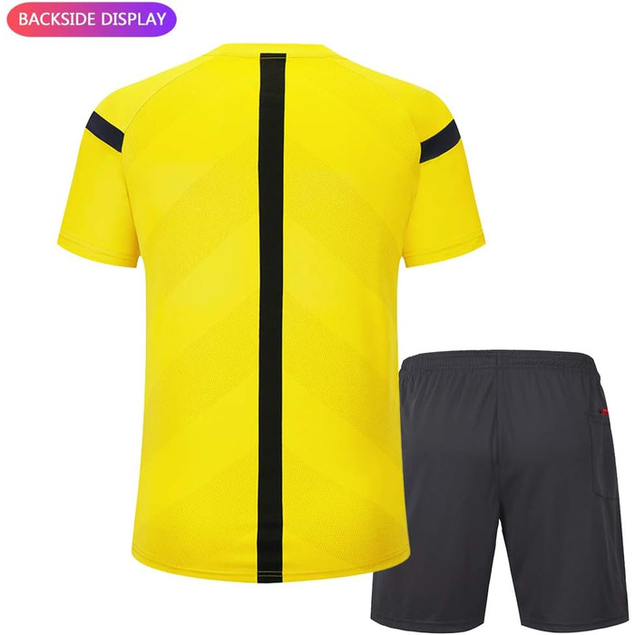 Чоловіча суддівська майка SHINESTONE, для футболу, з короткими рукавами Жовта M