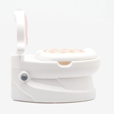 Горщик для дітей від 18 місяців Дитячий туалет білий з мотивом собаки зі знімним горщиком Дитячий туалет зі звуком змиву Дитячий г