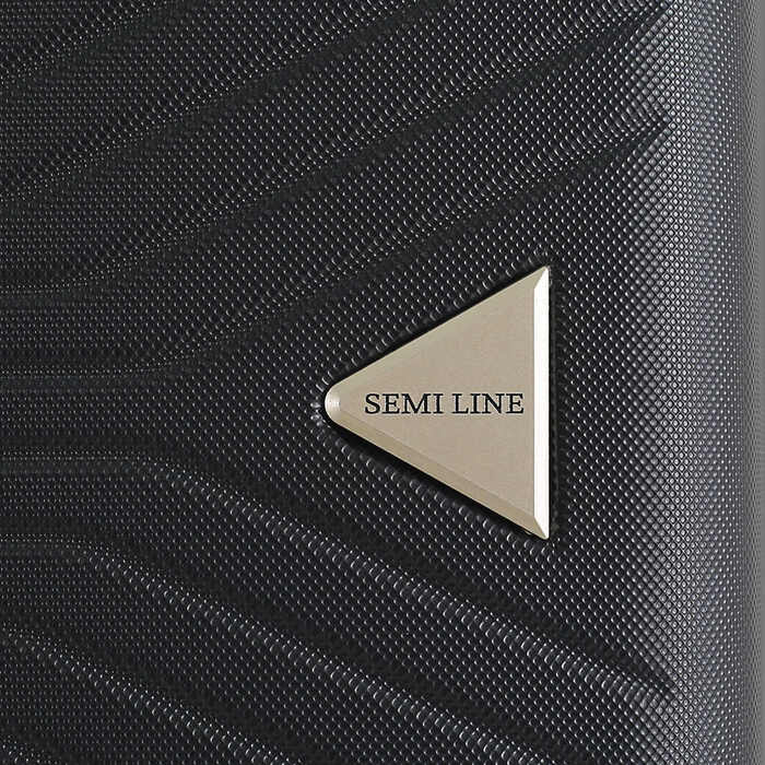 Валіза Semi Line 24' (M) Black (T5690-2)