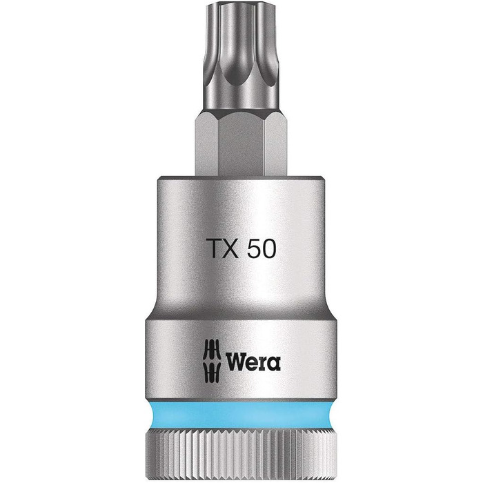 Набір біт Wera 05003997001 C 3, TORX HF Zyklop Bitnuss-Satz, Torx, з фіксатором, привід 1/2, 6 предметів