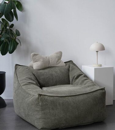 Подушка для читання mokebo Кістка для читання з мякої тканини букле, ергономічна подушка для шиї з затишної плюшевої тканини, гнучка підставка для книг, електронних книг або планшетів або як подушка для дивана з натуральної бежевої тканини букле