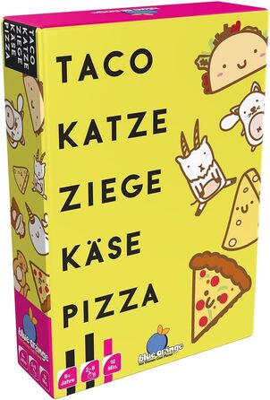 Піца тако з козячим сиром, гра для вечірок, карткова гра, 2-8 гравців, вік 8, 10 хвилин, німецька мова