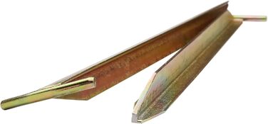 Ваш GEAR 8 x Кілочок для намету TT 400 Набір сталевих кілочків Т-подібного профілю 400 x 80/25 x 20 мм